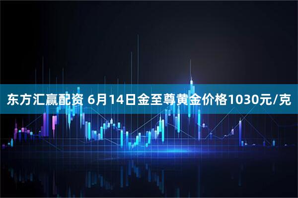 东方汇赢配资 6月14日金至尊黄金价格1030元/克
