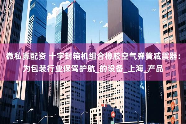 微私寡配资 十字封箱机组合橡胶空气弹簧减震器：为包装行业保驾护航_的设备_上海_产品