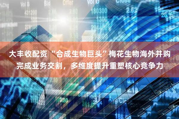 大丰收配资 “合成生物巨头”梅花生物海外并购完成业务交割，多维度提升重塑核心竞争力