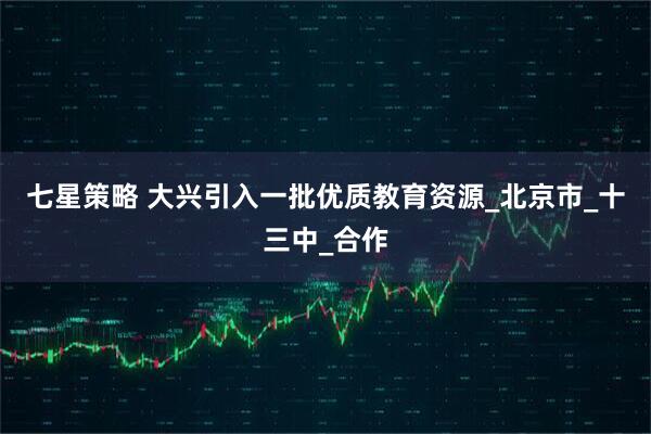 七星策略 大兴引入一批优质教育资源_北京市_十三中_合作