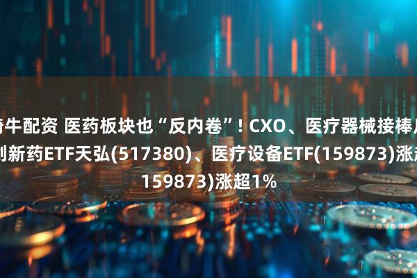 骑牛配资 医药板块也“反内卷”! CXO、医疗器械接棒反攻, 创新药ETF天弘(517380)、医疗设备ETF(159873)涨超1%